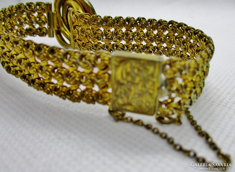 A very rare gilded silver bracelet from the Austro-Hungarian monarchy period