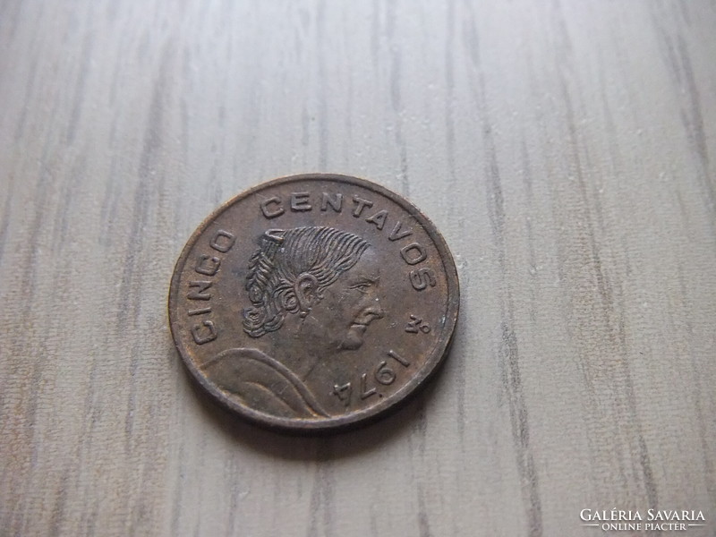 5 Centavos 1974 Mexico