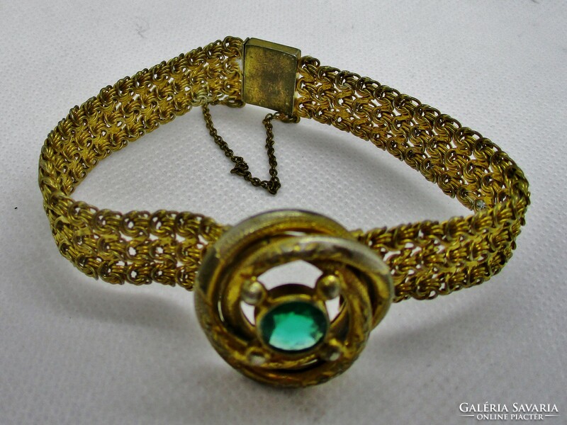 A very rare gilded silver bracelet from the Austro-Hungarian monarchy period