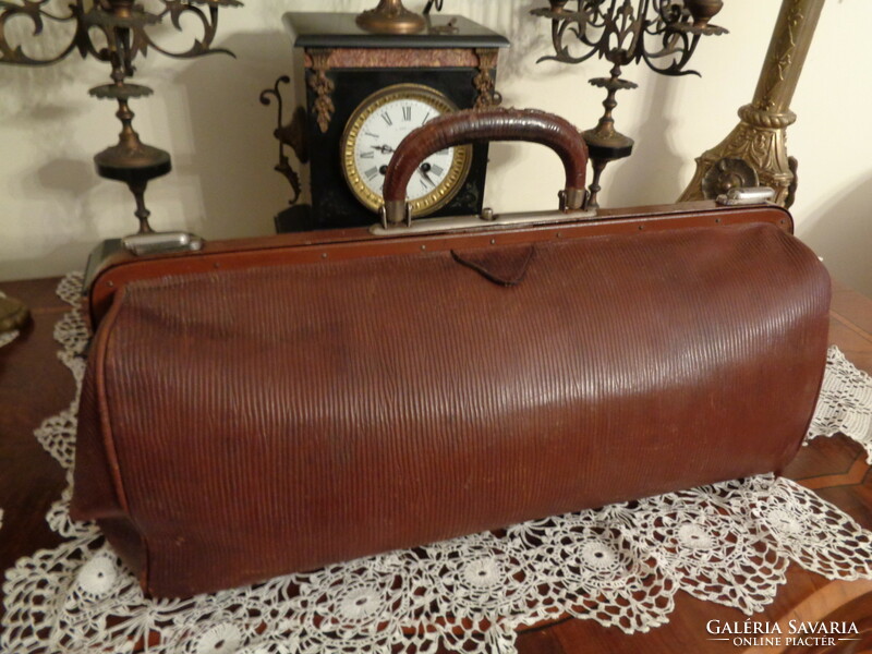 Antique leather medical bag