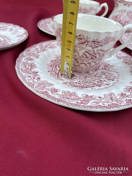 Myotts country life English 4 person tea set set cup jug sugar bowl porcelain heirloom