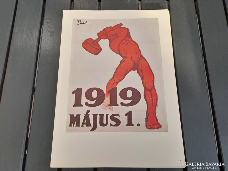 1,-Ft Szovjet soviet kommunista tanácsköztársaság mozgalmi plakát offset 11.