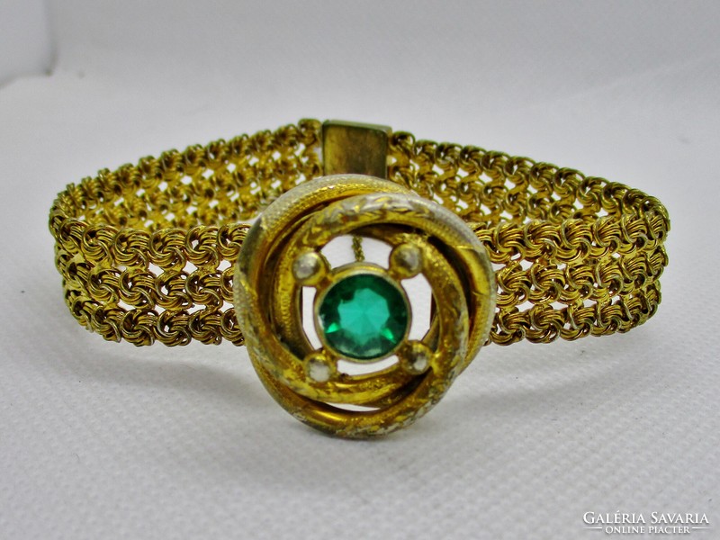 A very rare gilded silver bracelet from the Austro-Hungarian monarchy period
