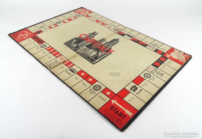 1K681 old capitaly board game board