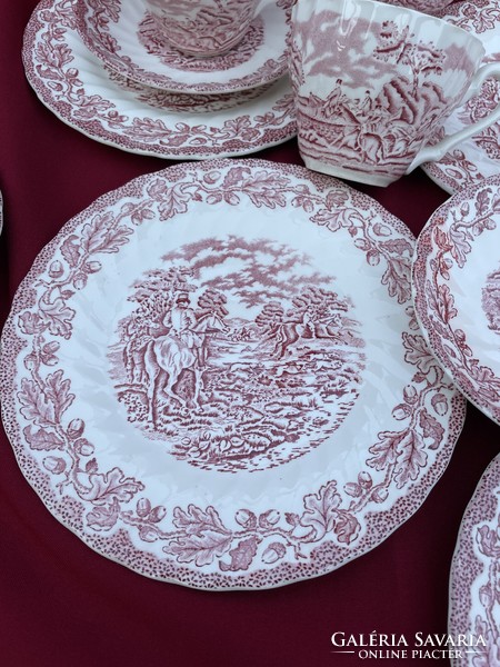 Myotts country life English 4 person tea set set cup jug sugar bowl porcelain heirloom