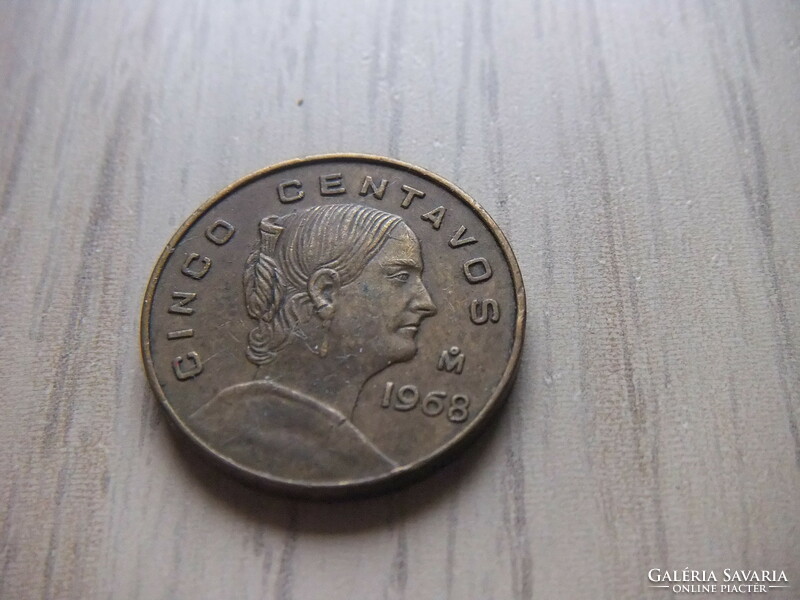 5 Centavos 1968  Mexikó