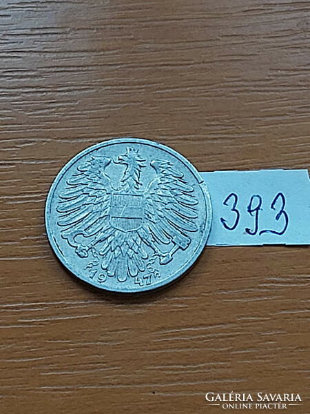 Austria Austrian 1 schilling 1947 alu. 393