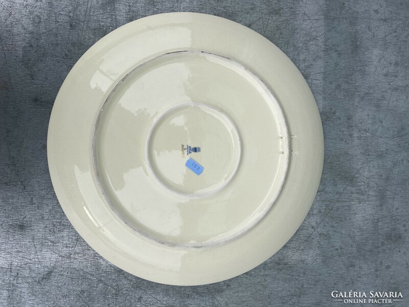 Zsolnay huge wall plate