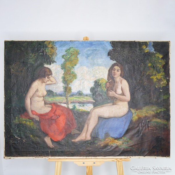 Béla Iványi-grünwald: bathing women