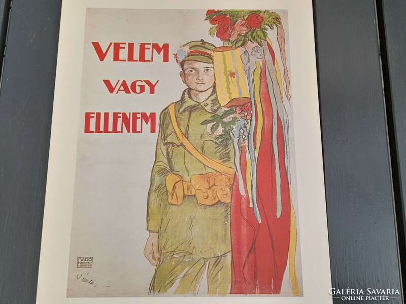 1,-Ft Szovjet soviet kommunista tanácsköztársaság mozgalmi plakát offset 1959.  25.