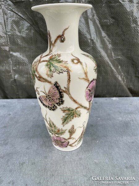 Butterfly, butterfly-flower vase by Zsolnay