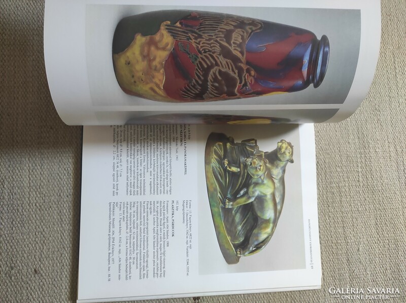 Zsolnay art nouveau ceramics - éva Cenkey - art book, industrial art