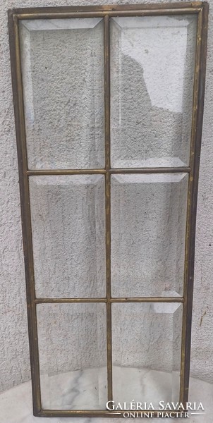 Polished glass lead glass, tiffany type art deco art nouveau, window glass clock furniture glass.