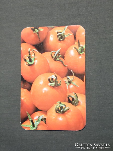 Card calendar, vegetable seed company, tomatoes, 1981, (4)