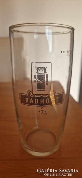 Retro radhost Czechoslovak beer glass 4 pcs