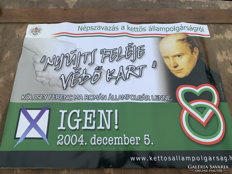 Kölcsey Ferenc ma román állampolgár lenne 2004.december 5. Népszavazás a kettős állampolgárságról 1.