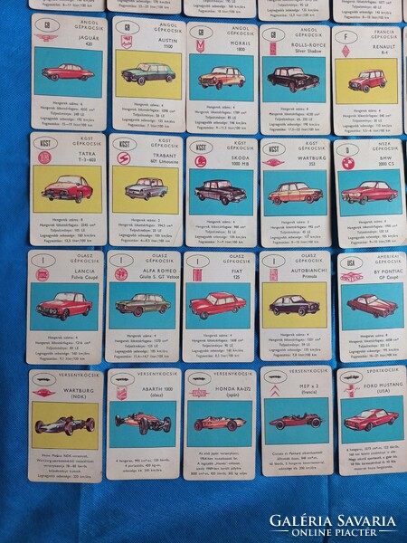 Autós kártya, 1973
