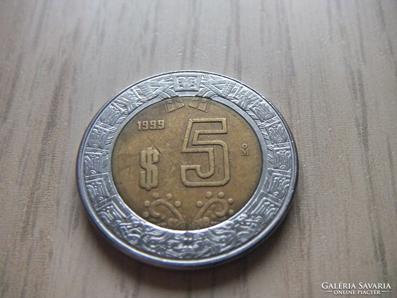 5 Peso 1999  Mexikó