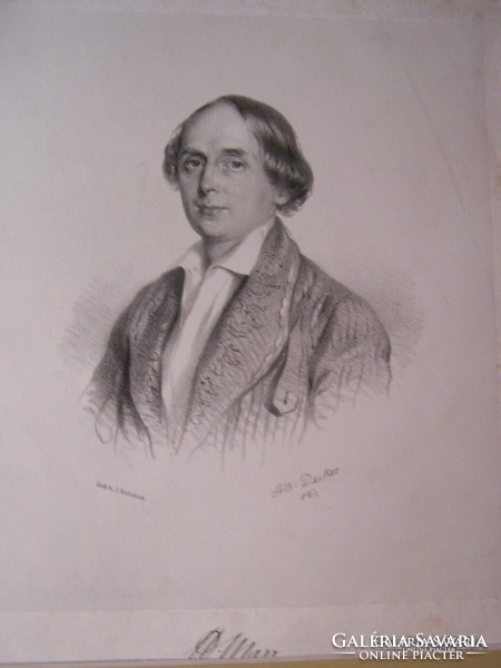 Albert Decker (Colmar 1817-1871 Wien) : W Marr képmása (1842)
