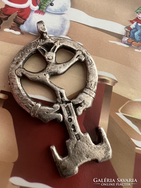 Medieval silver pendant (copy) 925 silver