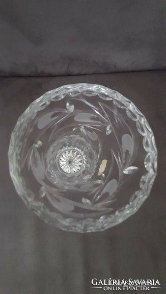 Wonderful echt wald crystal vase 31 cm.