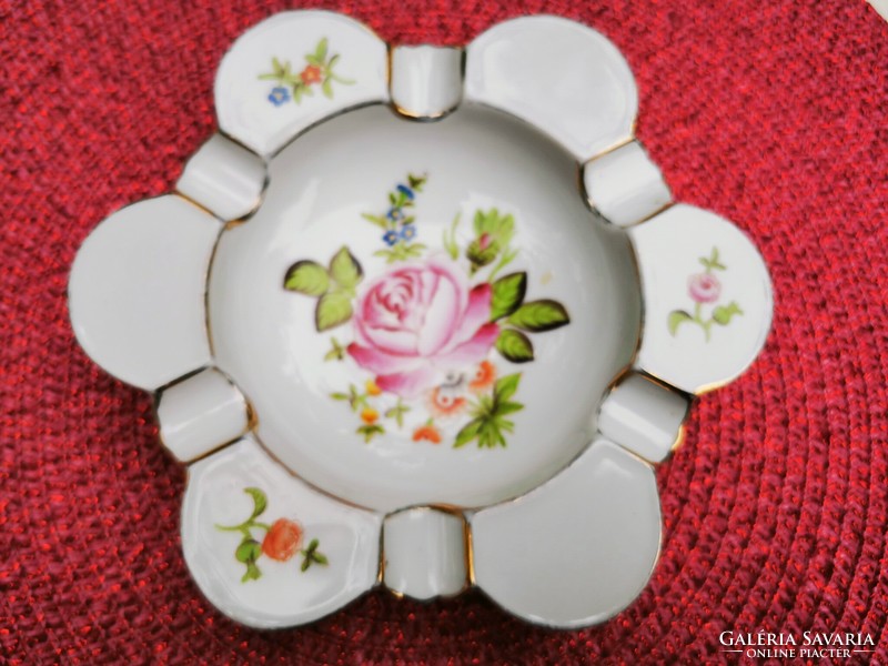 Herend pink ashtray