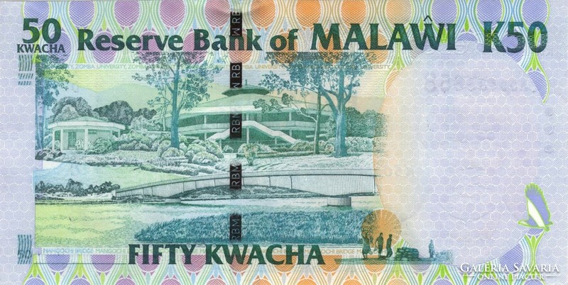 50 kwacha 2004 Malawi UNC
