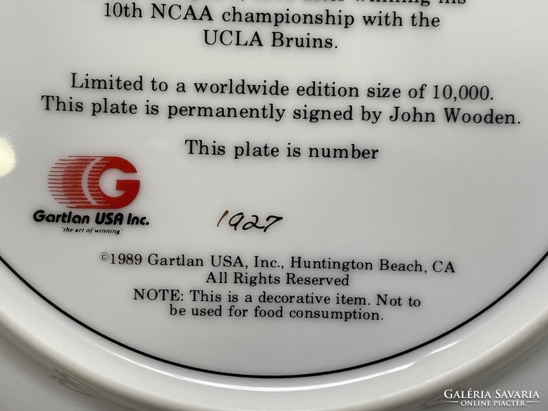 John wooden decorative plate