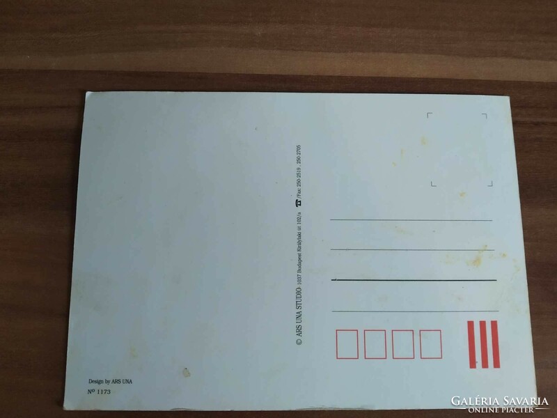 Kecskemét, osztott képeslap, postatiszta