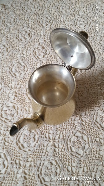 Brass tea and coffee pot, jug