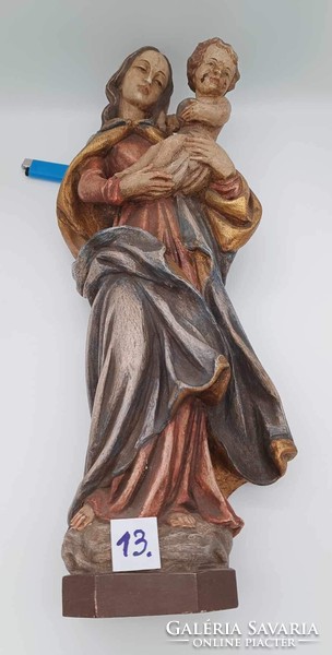 Szűz Mária fa szobor