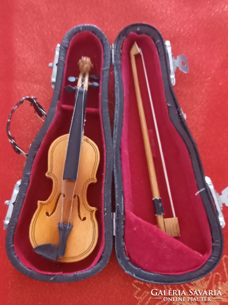 Old small wooden violin