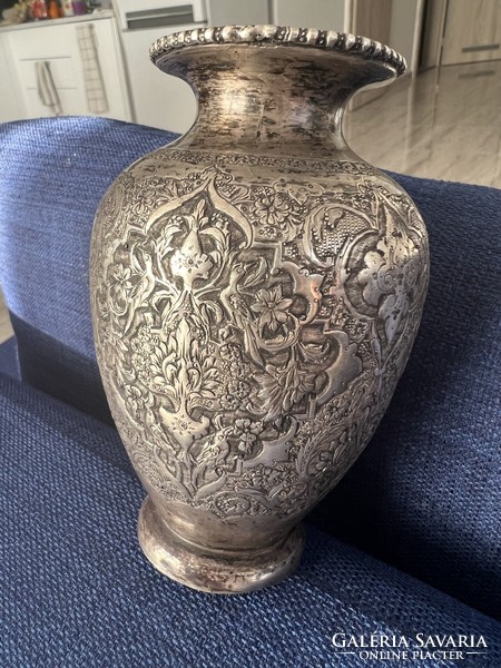Antik Irán ezüst váza