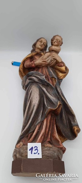 Szűz Mária fa szobor