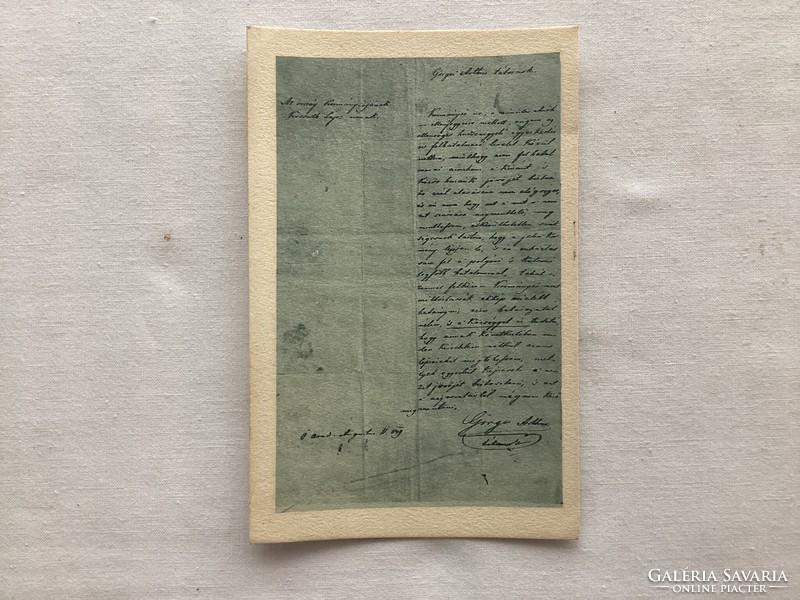 Görge's letter to Kossuth.
