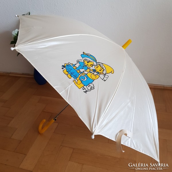 Új, Jancsi és Juliska mintás félautomata gyerek esernyő