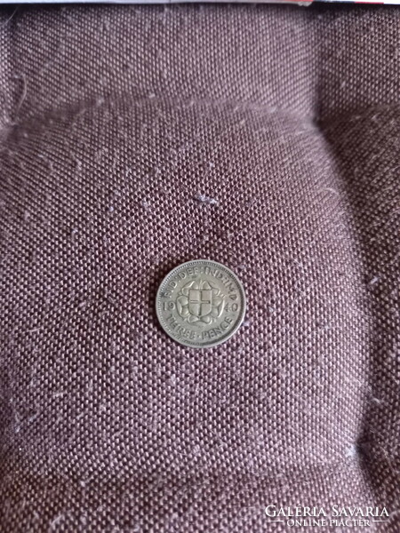 VI. György 3 penny brit ezüst pénzérme II. (1940)