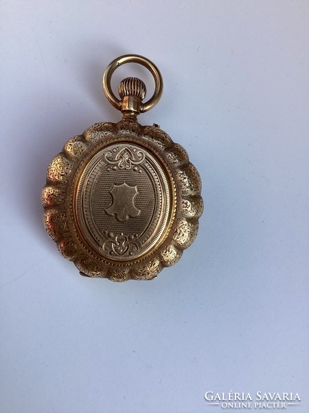 Antique women's gold pocket watch