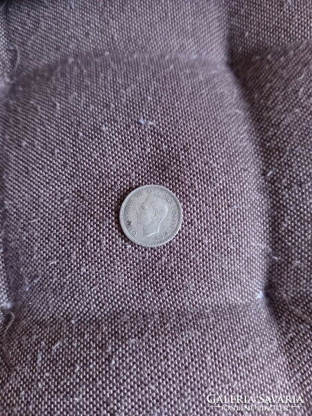 Vi. George 3 pence British silver coin (1940)