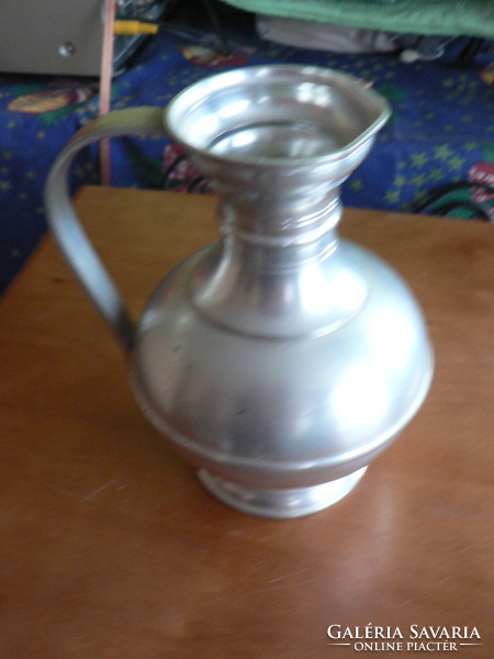 Beautiful tin jug, jug, jug, spout, vase,