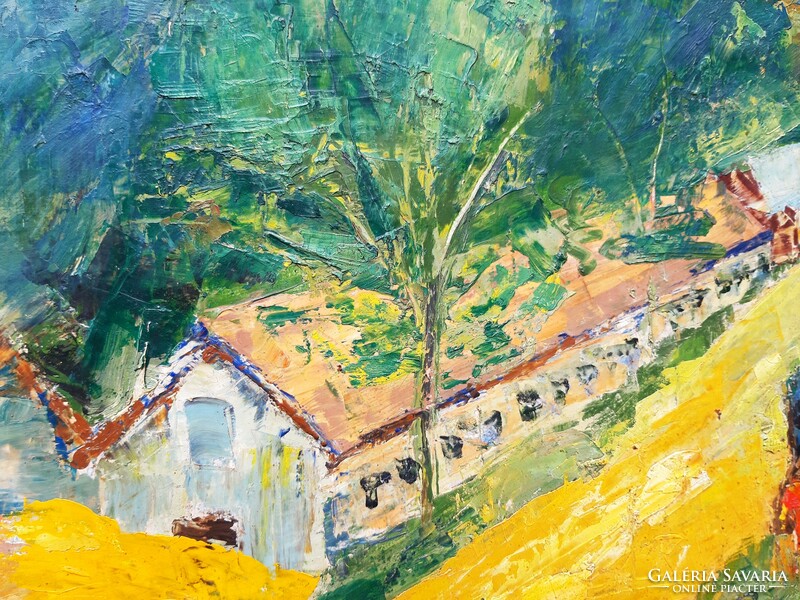 György Román (1903-1981) sunny hillside