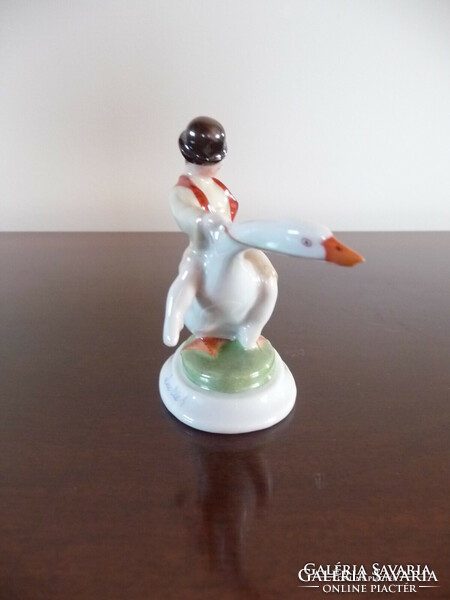 Antique Ludas Matyi porcelain figure from Herend