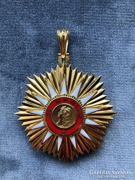 Argentine Grand Cross of the Order of May with shoulder ribbon and star