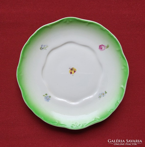 Hollóháza porcelain small plate cake plate