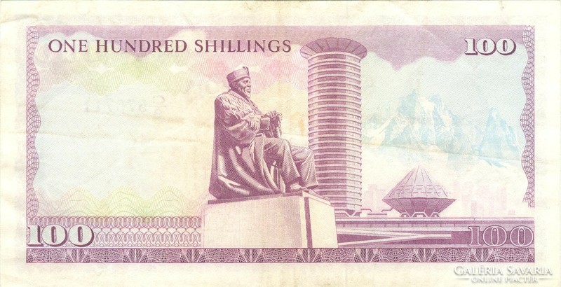 100 shilingi 1978 Kenya