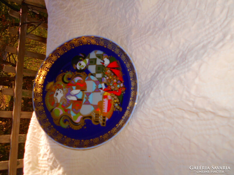 Björn Winblad tervezte Rosenthal Aladin jelentes porcelán fali tányér