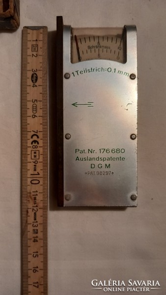 Some old German measuring instrument (dgm) in its original box