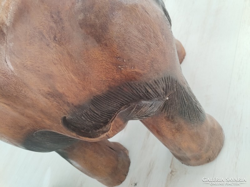 Kávéházi,sarok bútor - indiai jelleggel / elefánt asztal + 2 db .szék