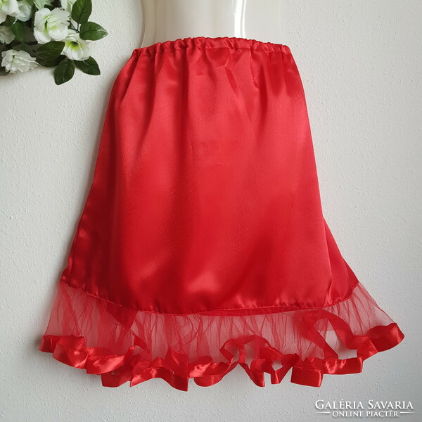 New, custom-made, tulle ruffled satin petticoat, ruffled bridesmaid skirt