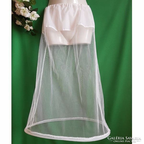 New custom-made 1 hoop silk-tulle petticoat tire, step relief for shorter ladies